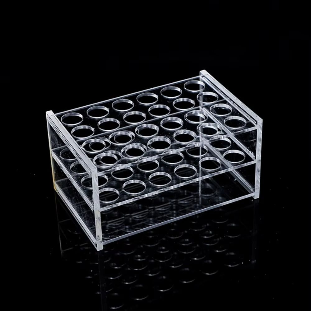 Lab Equipment - Neuer Acryl-Reagenzglasständer Transparent 24/40 Löcher Komposit-Applikator-Spender
