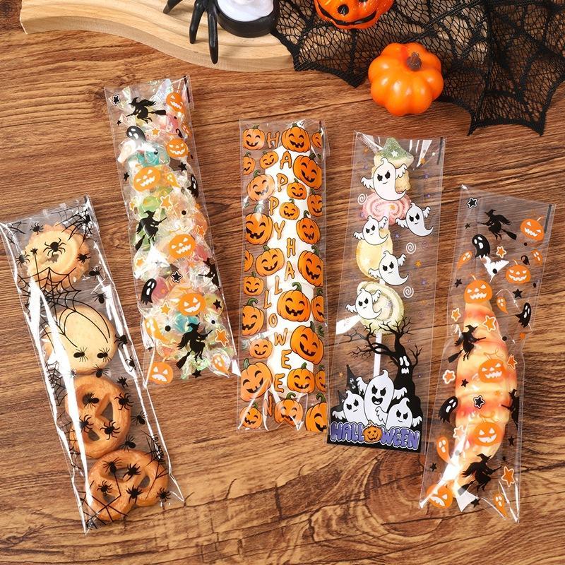 Packaging - 50/100 Stück Halloween Selbstklebende Beutel mit