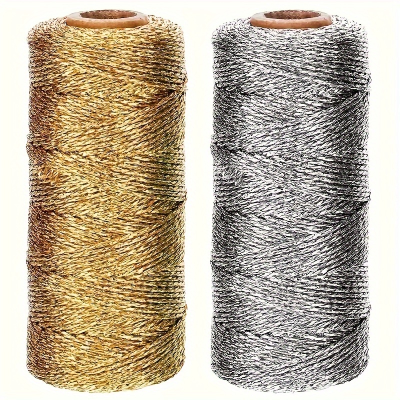 Packaging - 109 Yards gold- und silberfarbenes handgeflochtenes