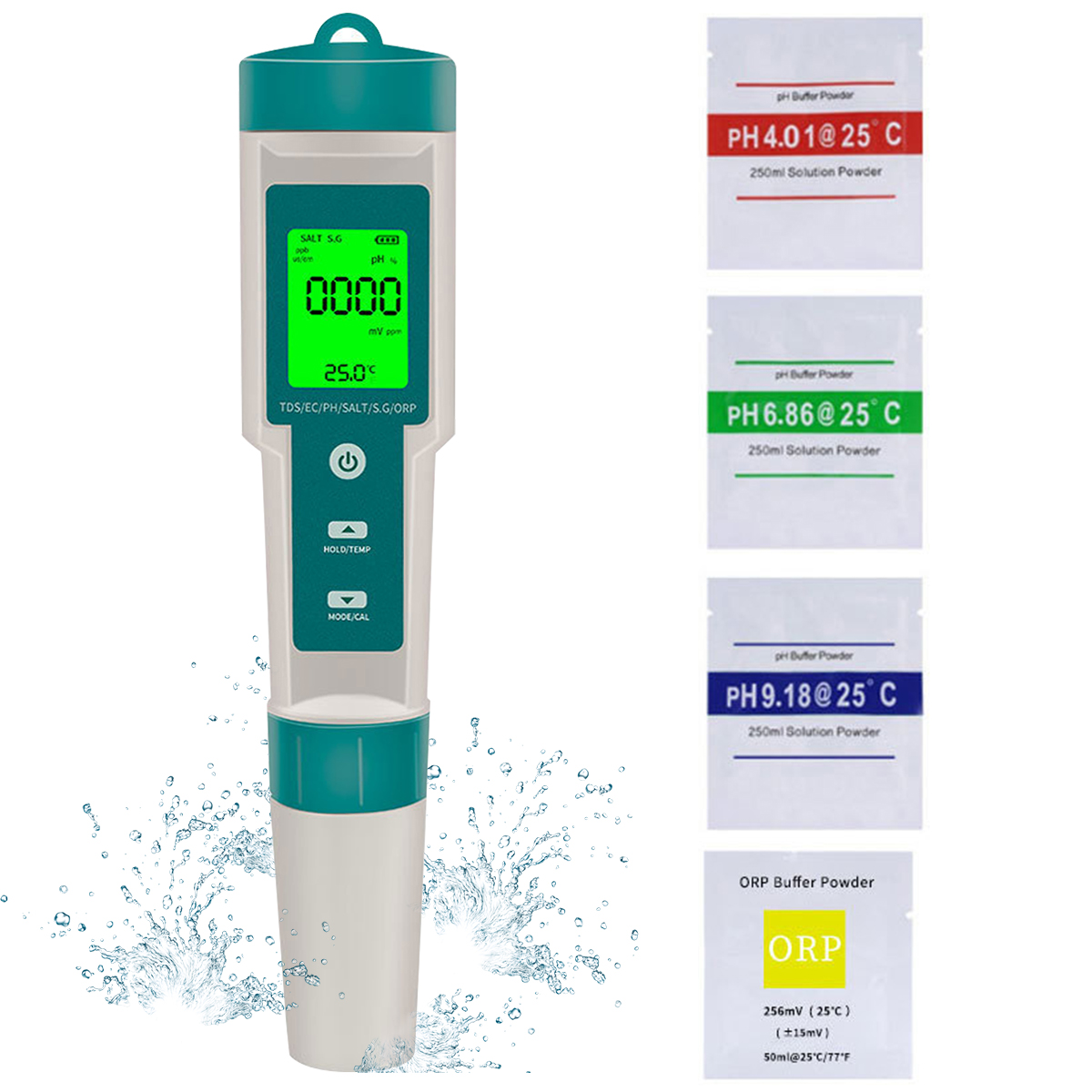Digitales PH-Messgerät 7-in-1  – Ph Meter Digital Water Tester Bewertung und Preis