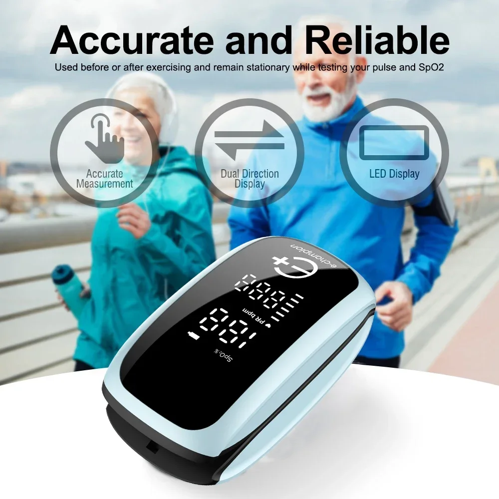 Blutsauerstoffsättigungsmonito – Pulse Oximeter Fingertip Rechargeable Bewertung und Preis
